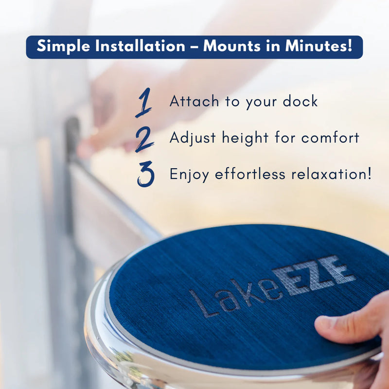 Load image into Gallery viewer, LakeEze Swim Stool for Snap Dock