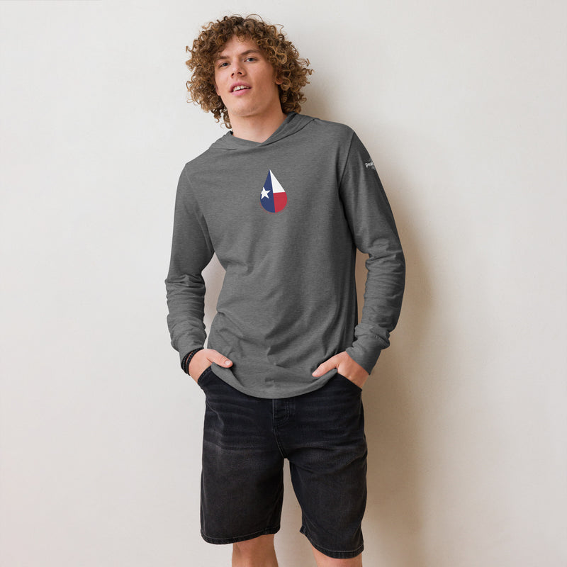 Load image into Gallery viewer, Hooded long-sleeve tee