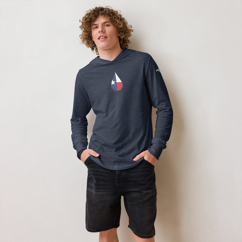 Load image into Gallery viewer, Hooded long-sleeve tee