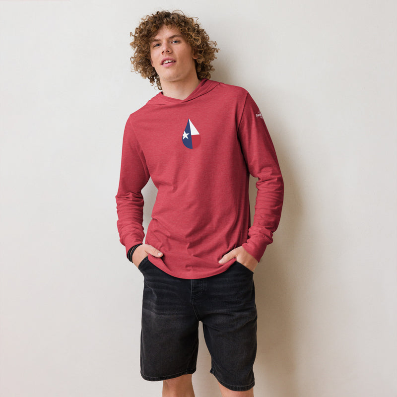 Load image into Gallery viewer, Hooded long-sleeve tee