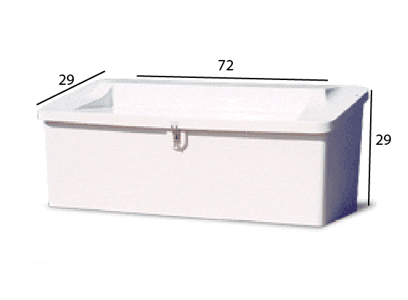Load image into Gallery viewer, Dock Box | Model 600 | Seat Top | 72" x 29" x 29"