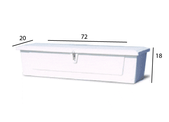 Load image into Gallery viewer, Dock Box | Model 618 | Low Profile | 6'