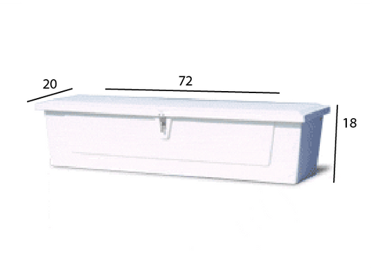 Model 618 Dock Box - 6' Low Profile [618]
