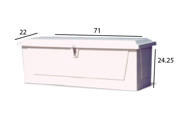 Load image into Gallery viewer, Dock Box | Model 625 | X-Large | 71" x 22" x 24.5"