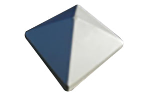 8" White Square Piling Cap