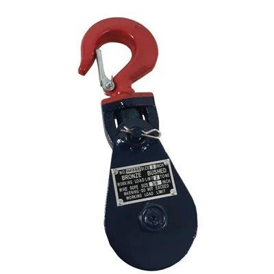 Snatch Block - Wire Rope W/Shackle 3