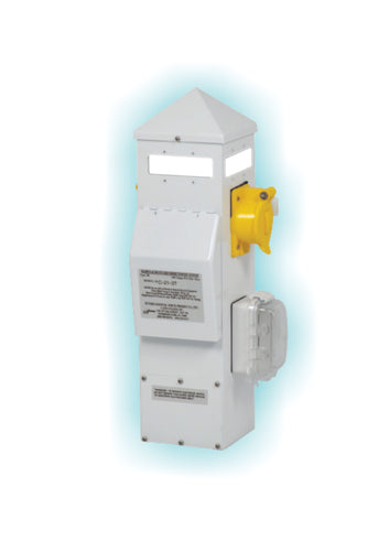 21 INCH PILING MOUNT MARINE POWER PEDESTALS