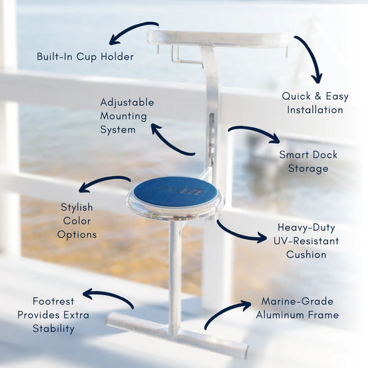 LakeEze Swim Stool for Snap Dock