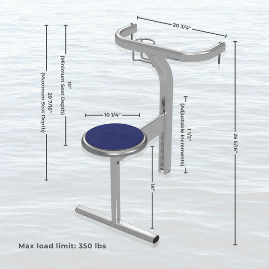 LakeEze Swim Stool for Snap Dock
