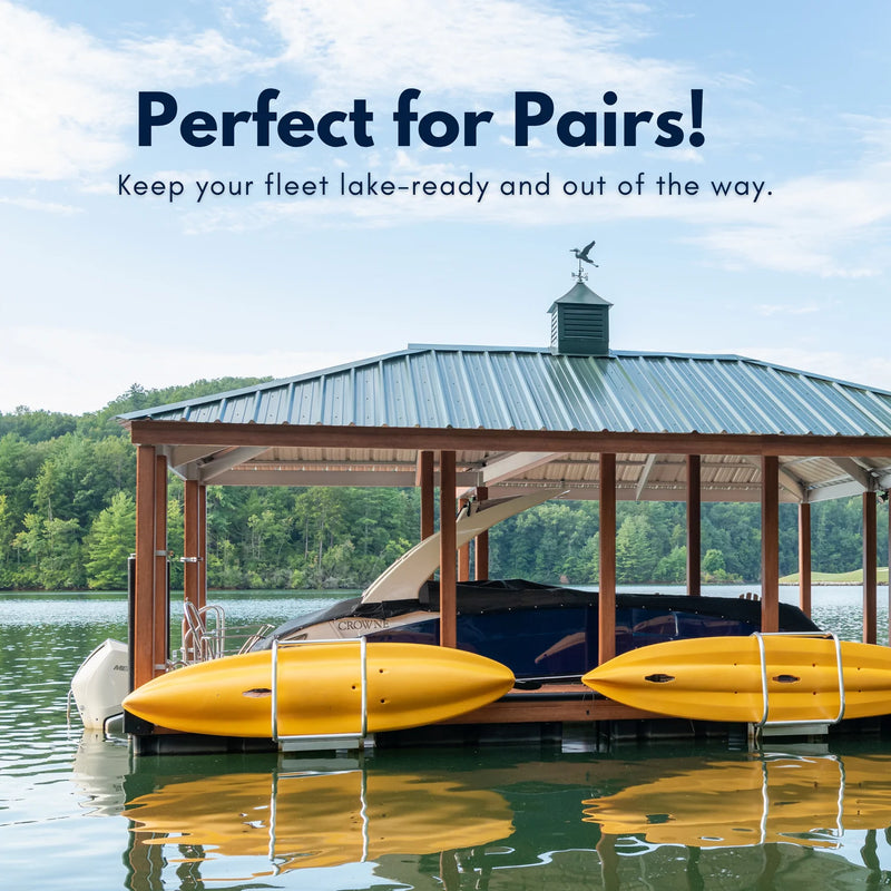 Load image into Gallery viewer, LakeEze Stow &amp; Go with Winch (Frame + Glow Step) - Mill Finish
