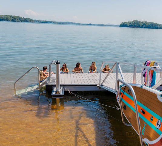 LakeEze Ramp Rack - Mill Finish