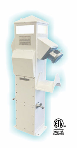 41 INCH DOCK MOUNT MARINE POWER PEDESTAL