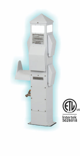 36 INCH DOCK MOUNT MARINE POWER PEDESTALS