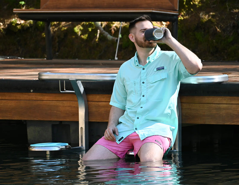 Load image into Gallery viewer, LakeEze Swim Stool for Snap Dock
