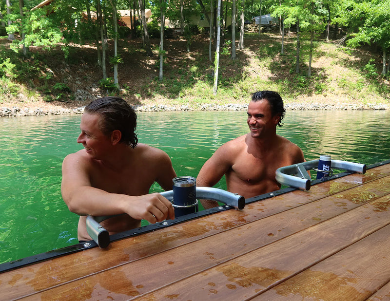 Load image into Gallery viewer, LakeEze Swim Stool for Snap Dock
