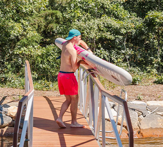 LakeEze Ramp Rack - Mill Finish