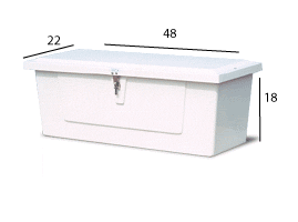Load image into Gallery viewer, Model 418 Dock Box - 4&#39; Low Profile [418]
