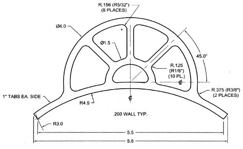 FA Bumper Round Post